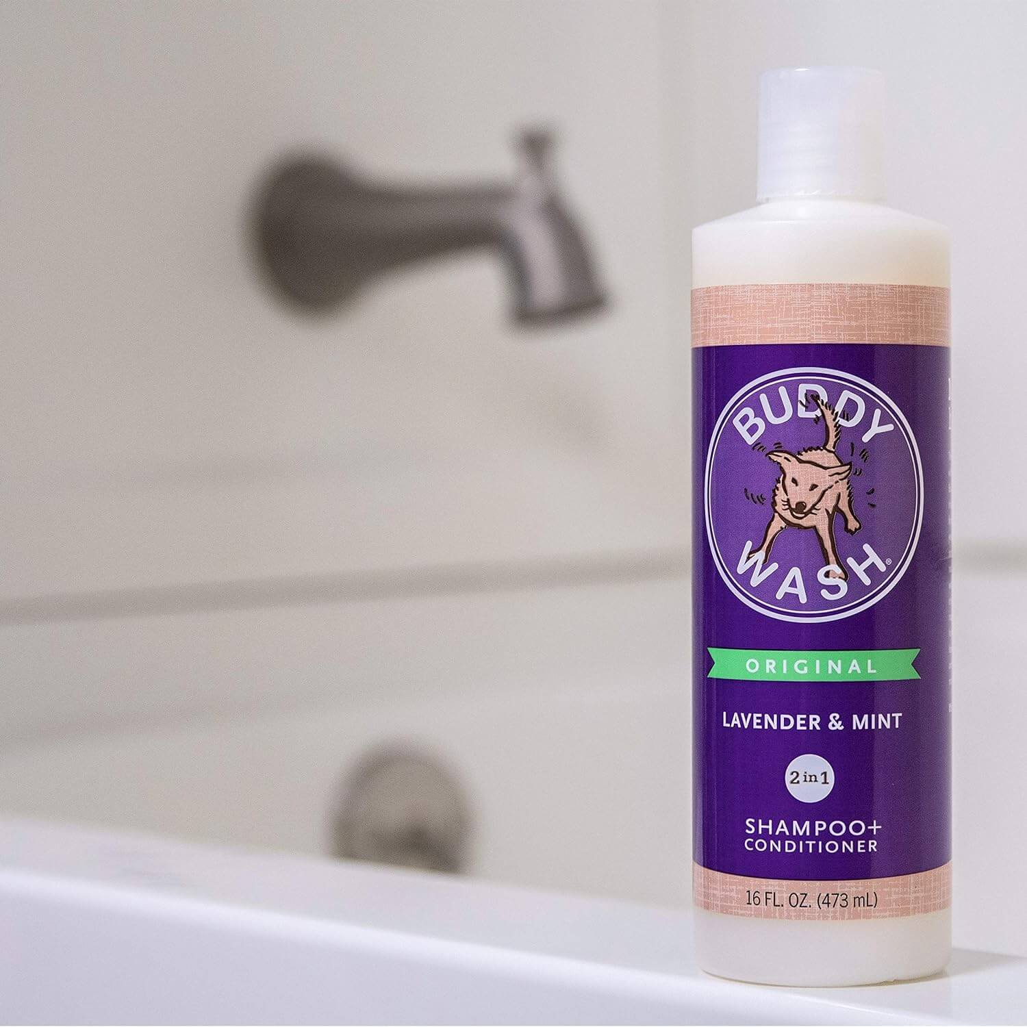 Buddy Wash's 2-in-1 Lavender & Mint Dog Shampoo & Conditioner
