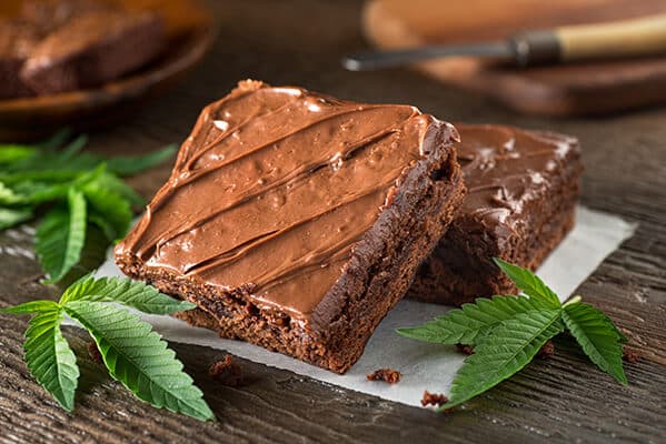 Marijuana pot brownies